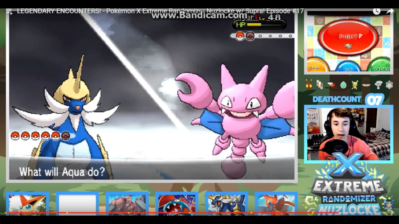Supra's Pokemon X Extreme Randomize Nuzlocke Death Montage :(