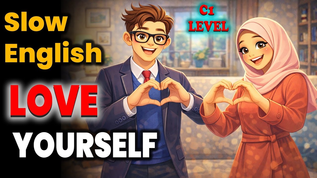 Love Yourself ❤️ | Think in English | Deep & Clear English Conversation (C1 - C2 Level's)