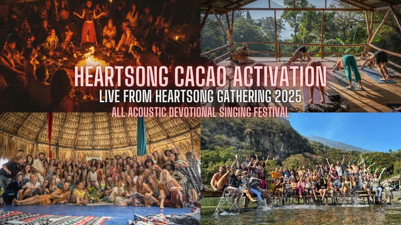 HeartSong Cacao Activation 💗 Live From HeartSong Gathering 2025 ❤️ Continuous Medicine Song Mix 🔥
