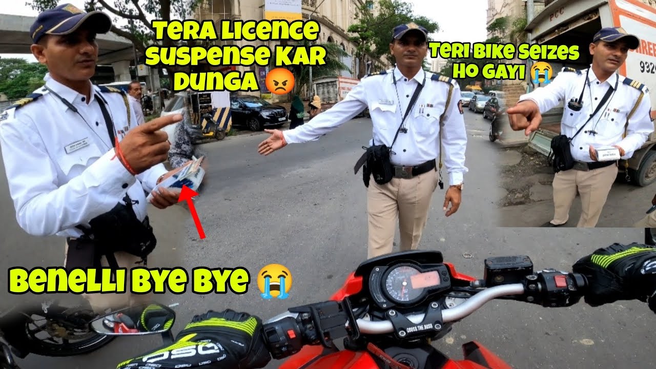 Benelli 600i Police Na Kar Diya Seize 😭 licence suspend Kar Diya 💔😡||Loud Exhaust 😱