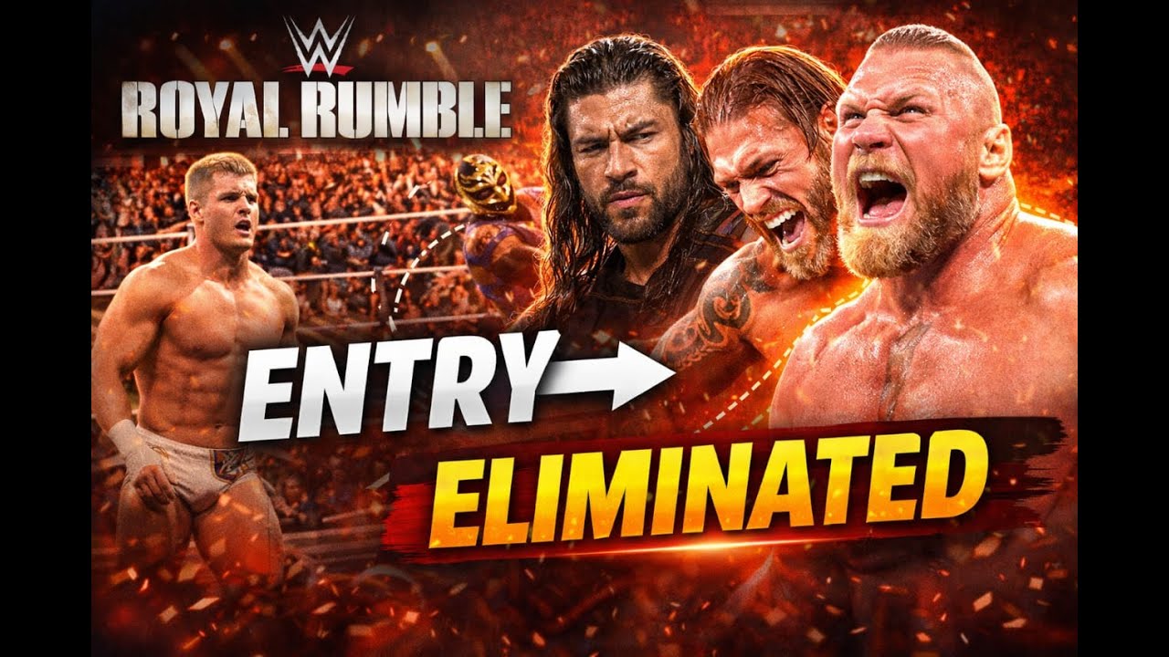 Every Superstar’s Entry & Elimination Mens Royal Rumble 2026 || ProWrestle KING