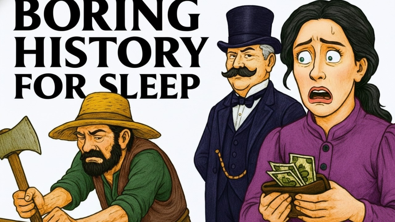 2 Hours of Life in the Gilded Age : 1880s America | Boring History For Sleep