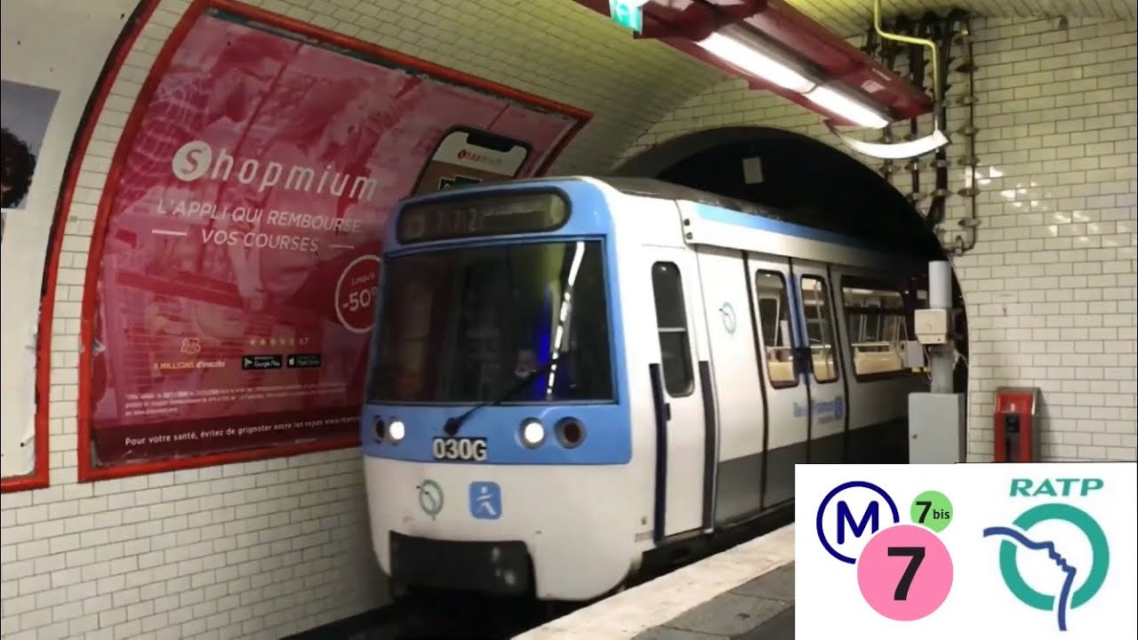 M7 : Trafic interrompu entre Porte de la Villette et Château-Landon