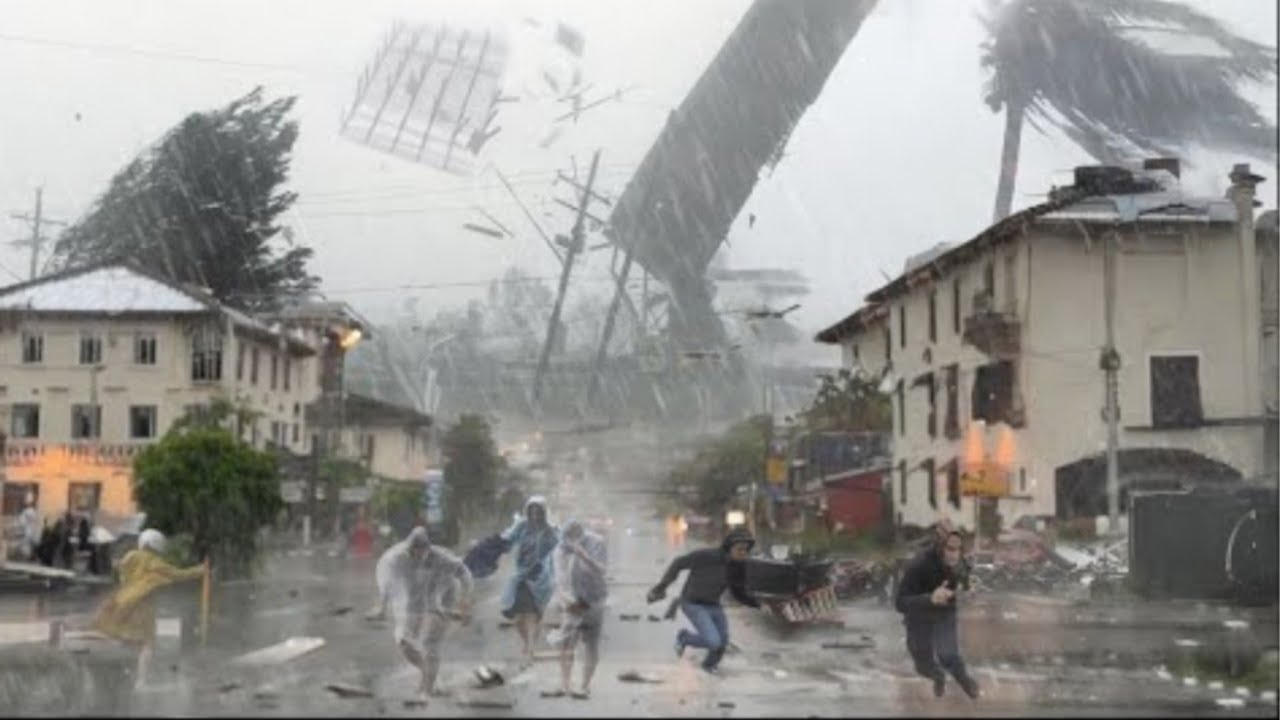 Horrific Chaos In Serbia | Brutal Storms Destroy Belgrade