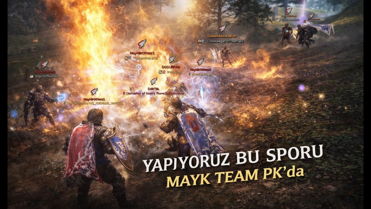 YAPIYORUZ BU SPORU MAYKK TEAM PK DA KNİGHT ONLİNE