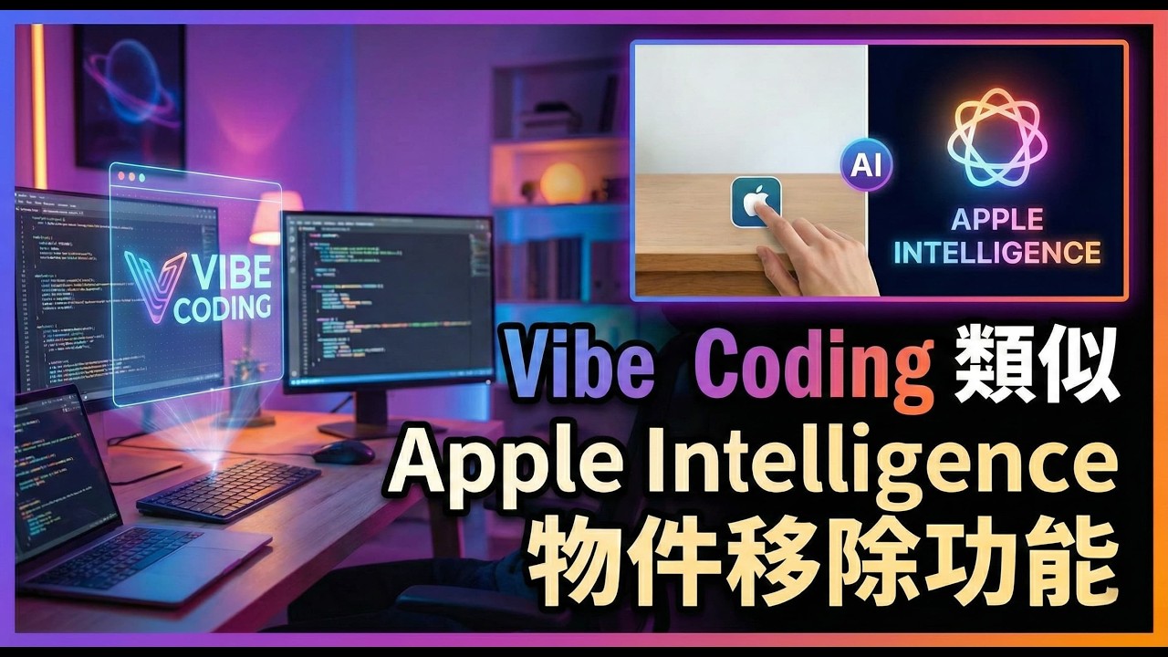 Vibe Code 類似 Apple AI 的相片物件移除功能
