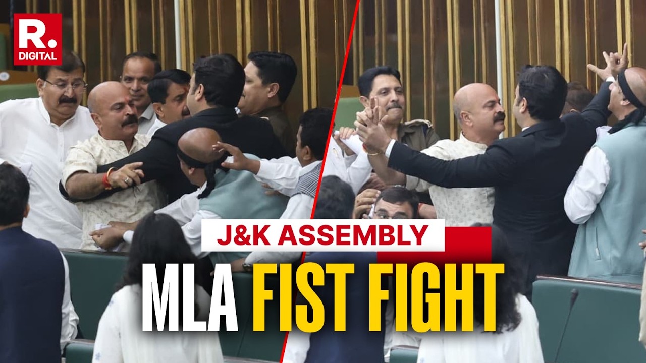 MLAs Fight It Out Amid Protests Over Ex-Iranian Leader Khamenei's Killing | J&K | Iran War