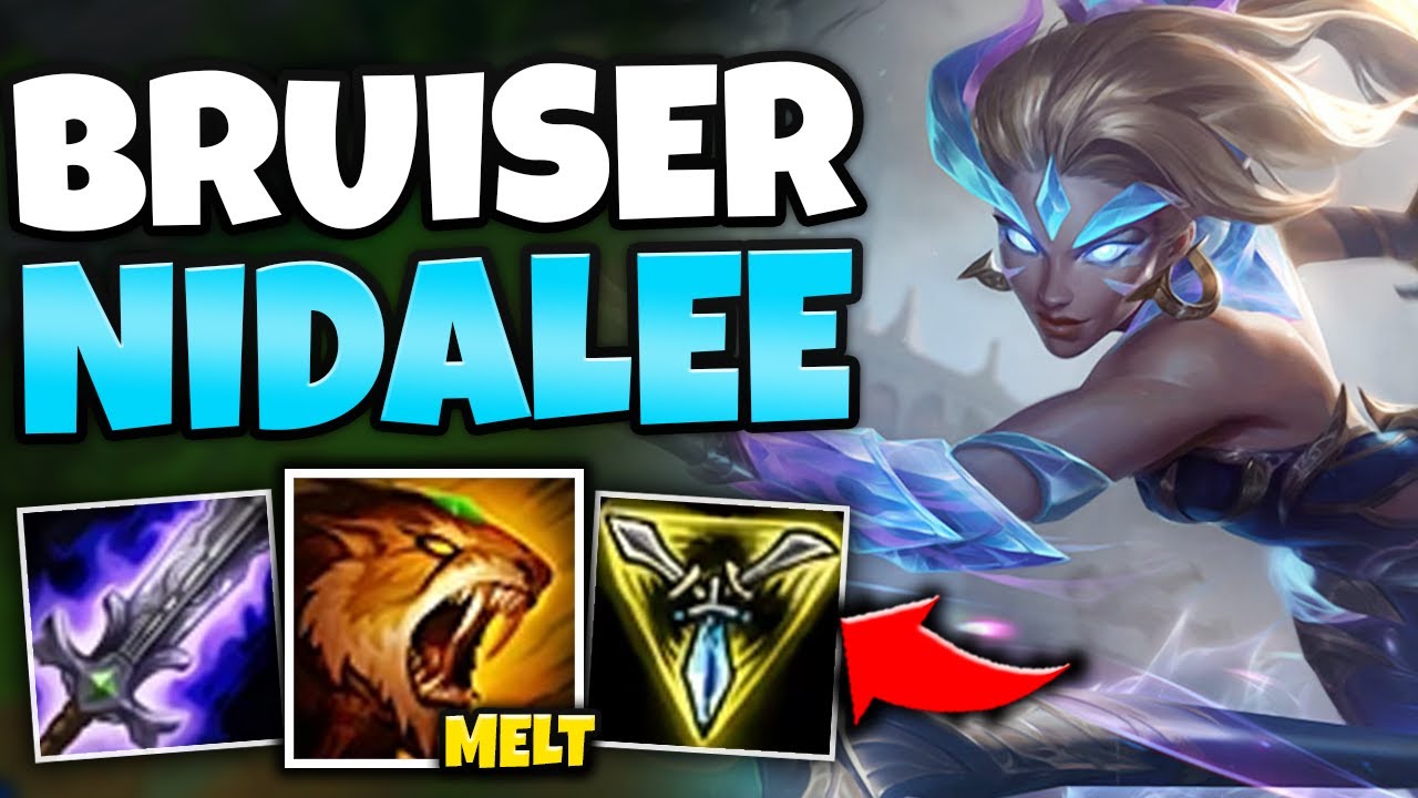 ONE COUGAR FORM Q DOES HOW MUCH DAMAGE?! BRUISER NIDALEE TOP IS HIDDEN OP - League of Legends
