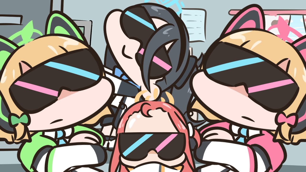 When 100kg Thigh isn't home | Pixel time ROCK Ver. Blue Archive OST