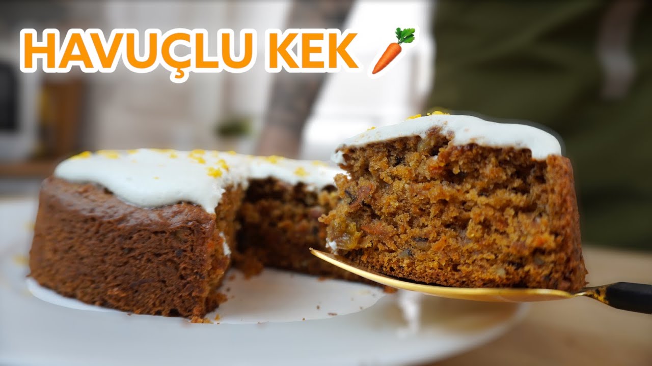 Vegan havuçlu kek tarifi - Kahve yanına nefis ve masum bir tatlı 😇