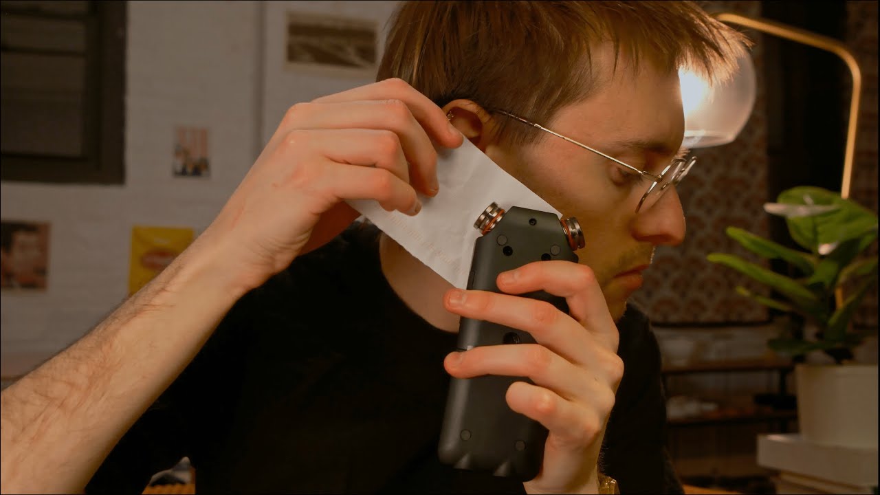 ASMR intense crinkling sounds (SUPER up close)
