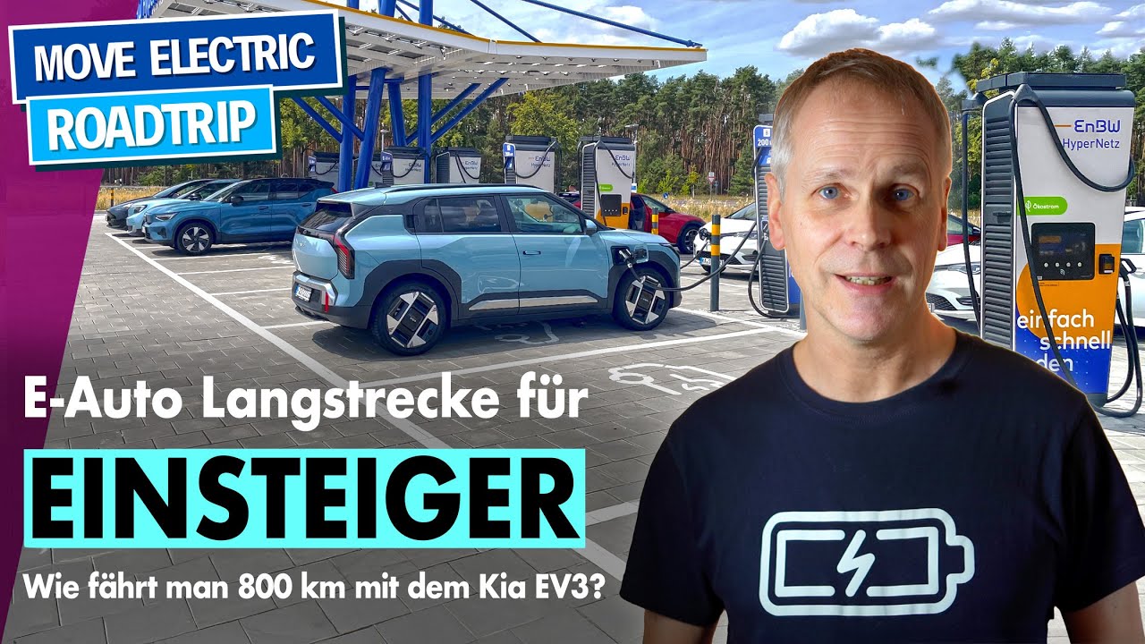 Verbrenner für die Langstrecke? Braucht KEINER! So leicht gehts mit dem Kia EV3 und 81 kWh Akku!