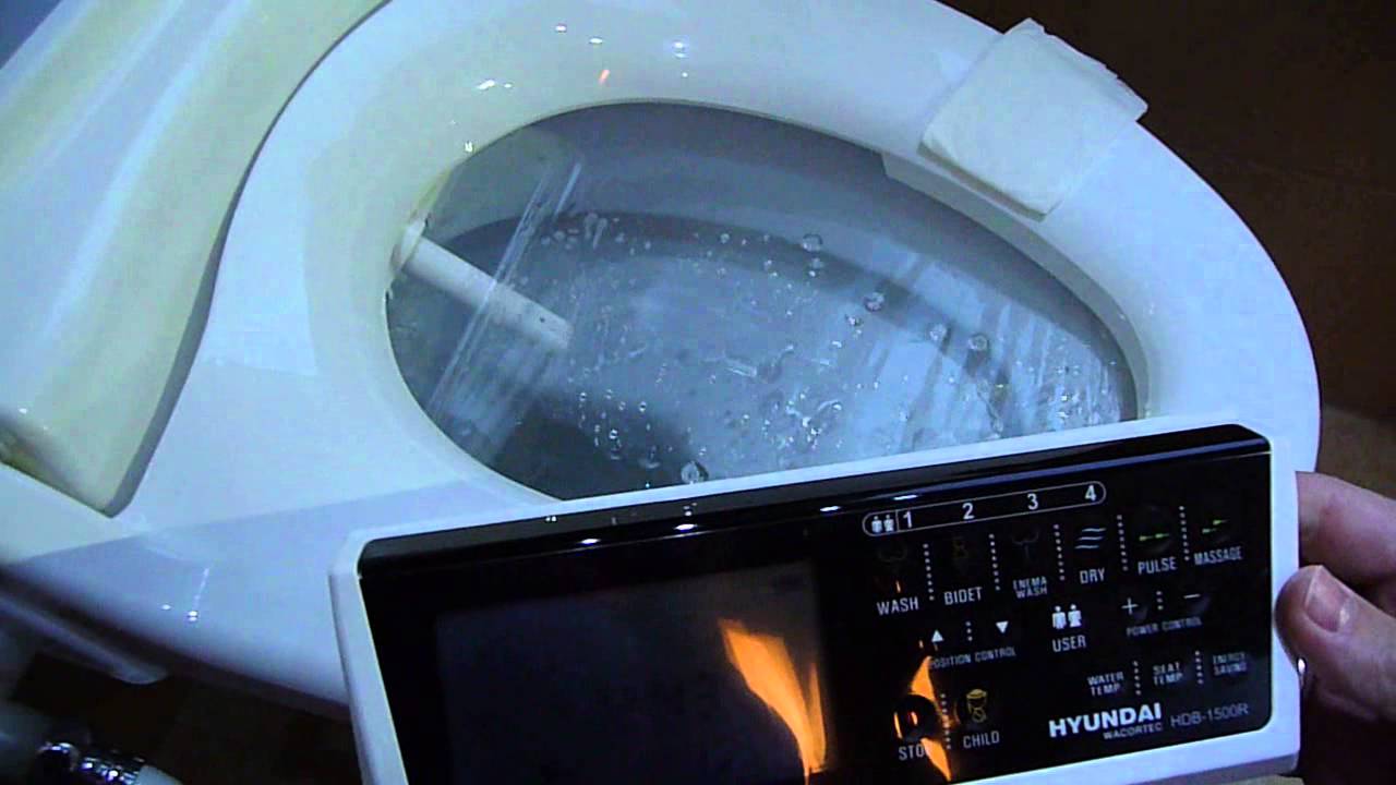 крышка-биде HYUNDAI Wacortec HDB-1500R.wmv