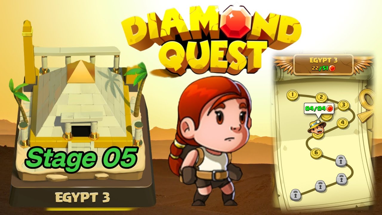EGYPT 3 Stage 05 Diamond Quest Don't Rush 