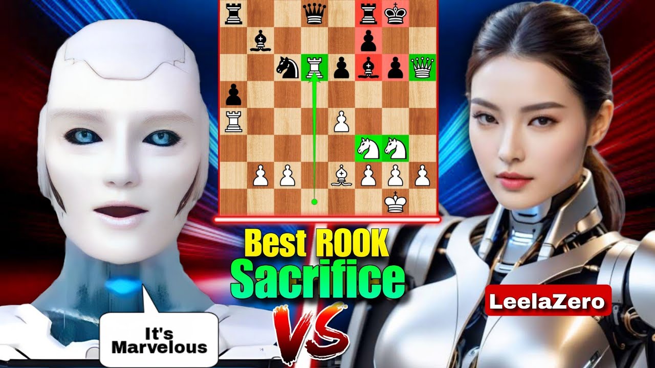 Stockfish 16.1 SACRIFICED His Full Rook For 1 Pawn Against LeelaZero In Chess | Chess Strategy | AI