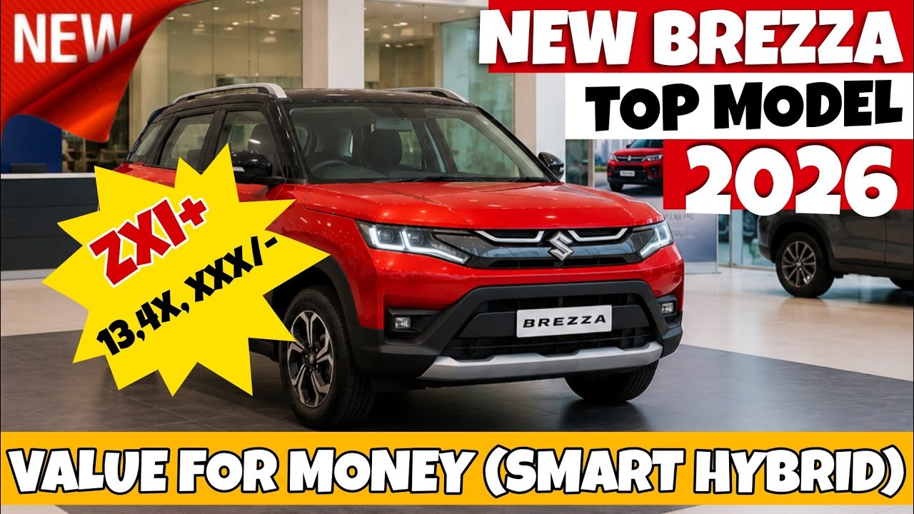 Maruti Suzuki Brezza ZXI+ Top Model Review 2026 |6 Airbags, Sunroof & Smart Features 🔥