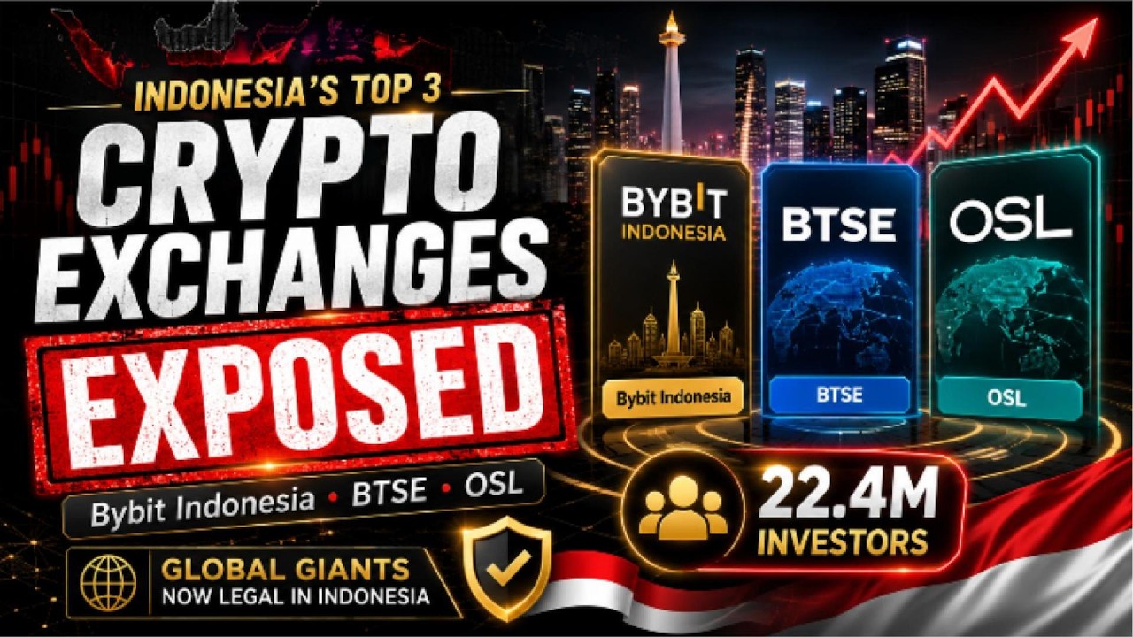 BYBIT, BTSE & OSL ARE NOW LEGAL IN INDONESIA?! Top 3 Crypto Exchanges You Need to Know