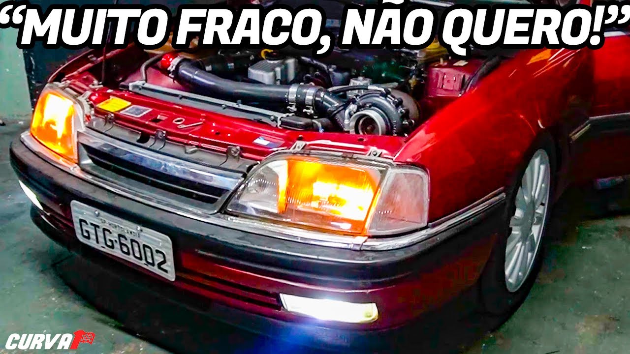 Dono do Omega 4.1 turbo se RECUSOU a tirar o carro da oficina.
