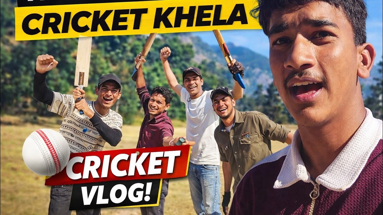 “Aaj kai dino baad cricket 🏏❤️ ye feeling alag hoti hai”