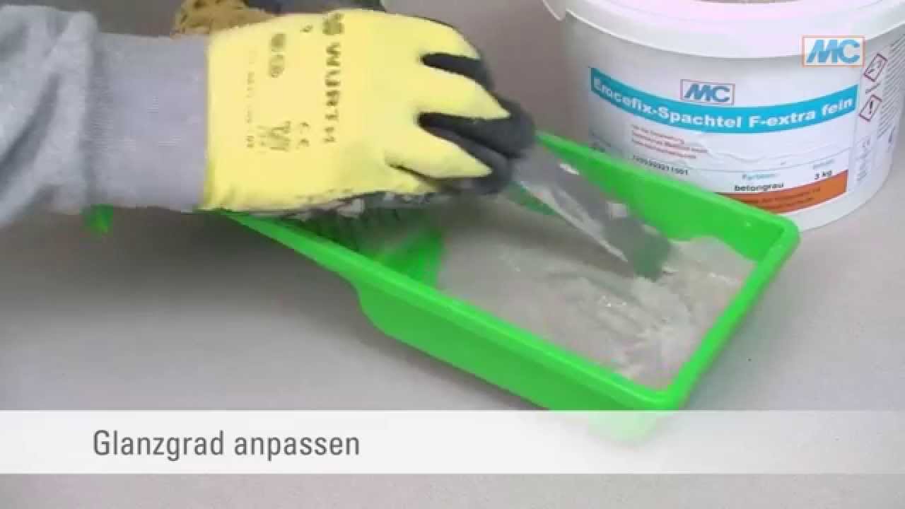 Betonretusche - Beton schöner machen