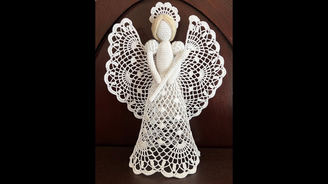 Spectacular 12” Angel Christmas Tree Topper - Crochet Tutorial #22