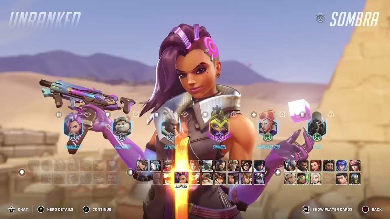 11th match in overwatch 2 (sombra)