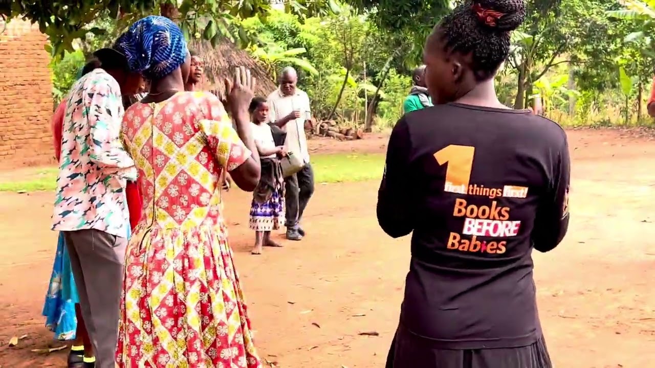 We reach out different communities with the gospel with the team from Uganda 