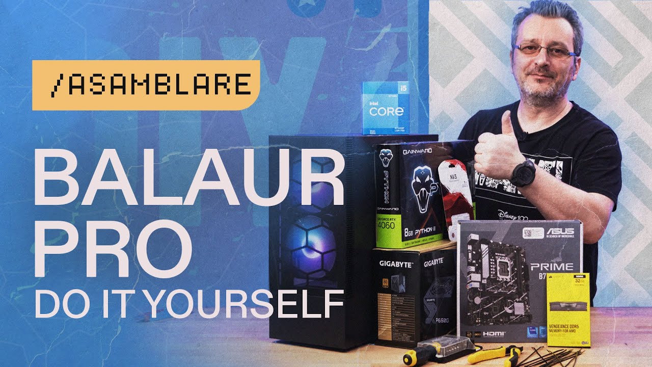 Asamblare PC BALAUR PRO (Do It Yourself KIT)