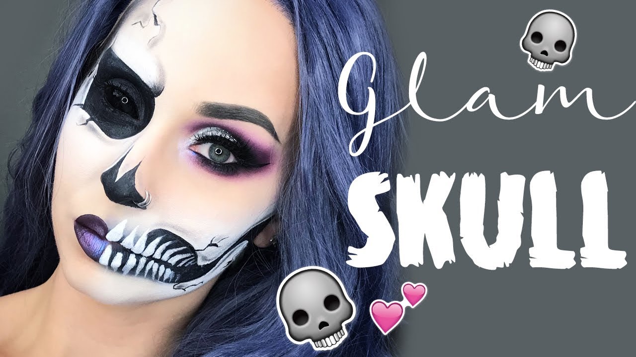 Glam Skull Makeup HALLOWEEN 2017