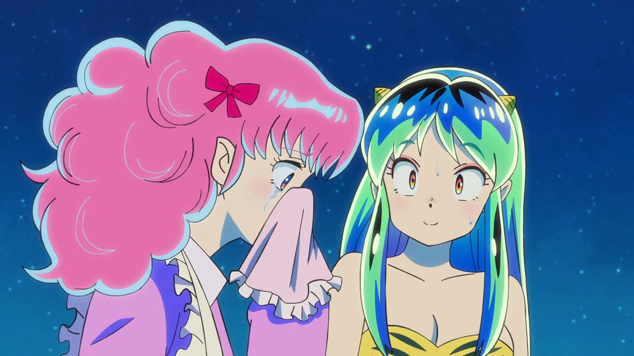Lum-chan agrees to help Ran-chan rescue 