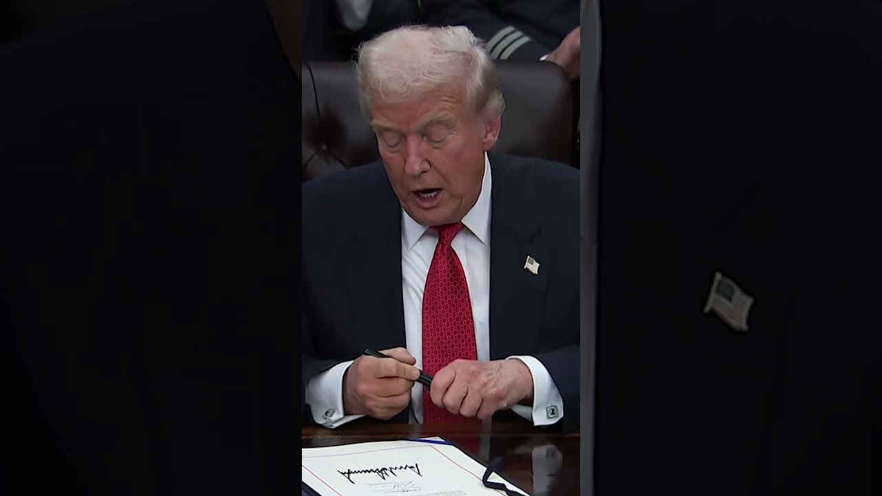 President Trump signs government funding bill, ending longest shutdown in US history