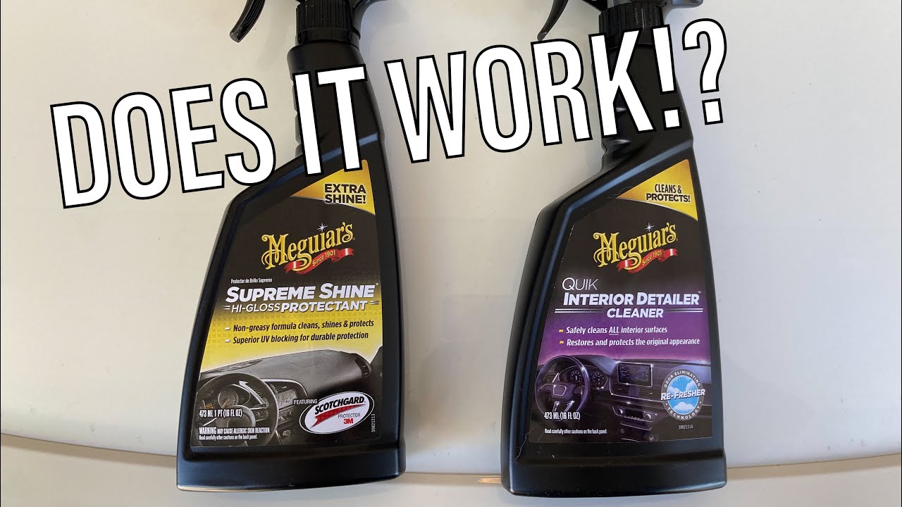 Meguiars Interior Detailing Product (How Good Is It?)