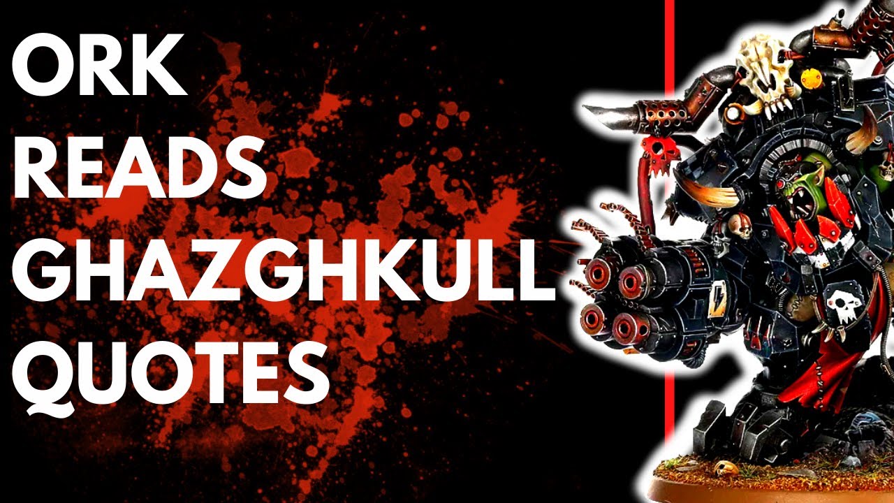 Цитаты орков из речи Газгулла Маг Урука Траки — Warhammer 40k, Games Workshop (прочитано голосом ...
