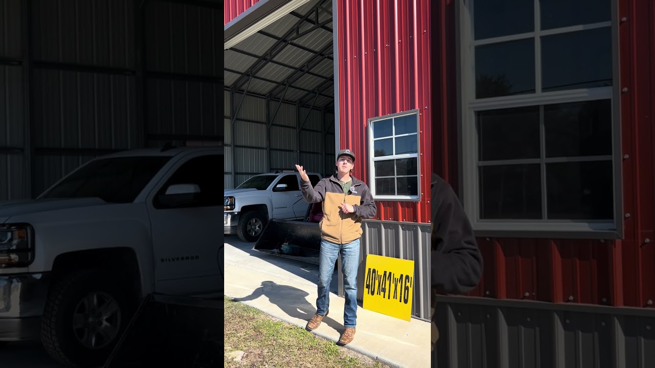 🔥 HUGE SALE! 40x40 Steel Building Walkthrough &ndash; ONLY $25,500 this month! 💪