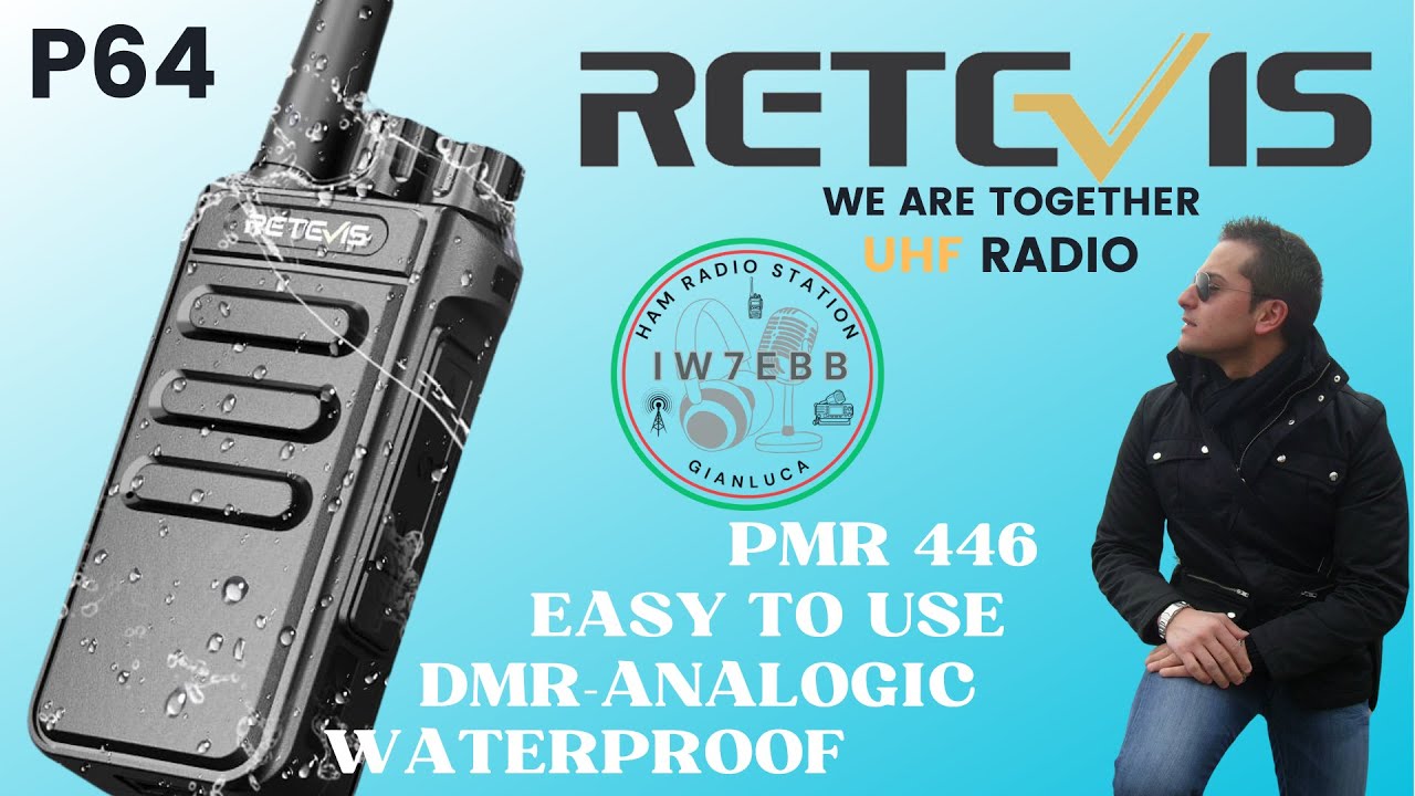 RETEVIS P64 #retevis #retevis15 #radioamatori #unboxing #dmr #pmr #uhf  #radio #hobby #comunicación