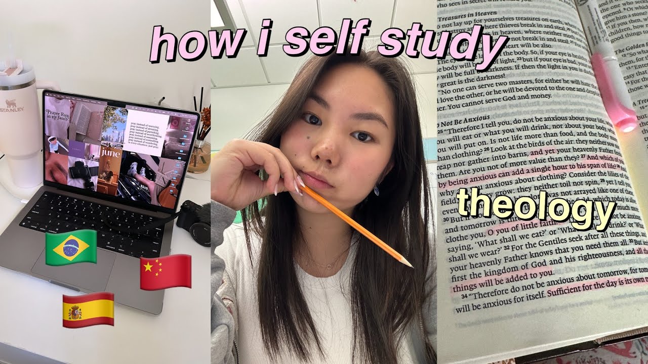 self study with me (theology & languages) 📓