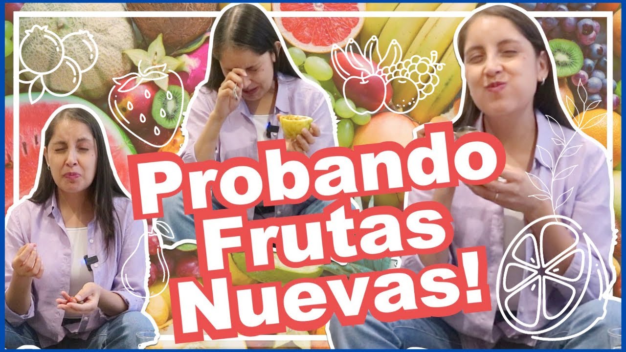 Probando frutas en el Perú 🇵🇪 🍇