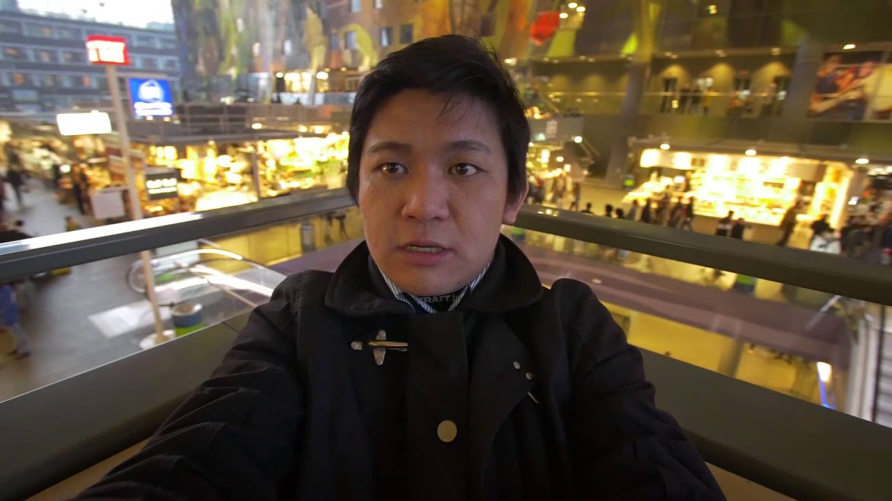 Rode VideoMicro test at busy location Markthal by Chung Dha