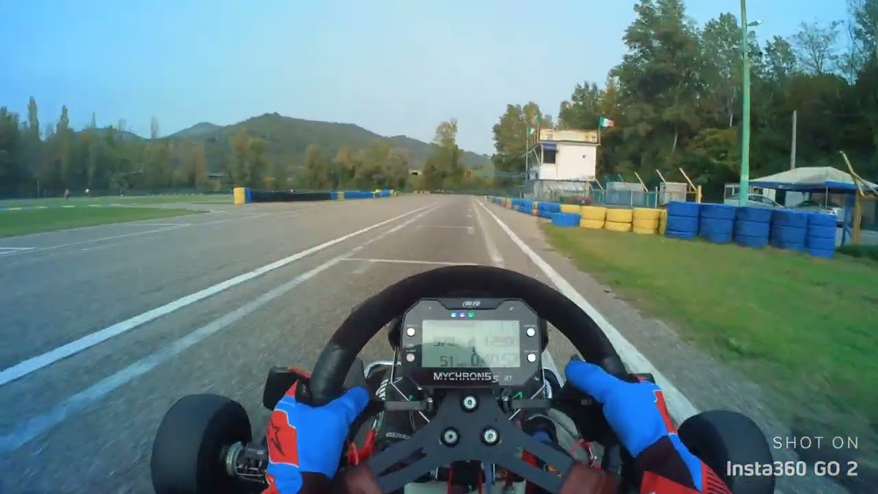 rioveggio kart. 37.8 con Maranello mk4 e TM kz-10B. Cambio mio k vamec