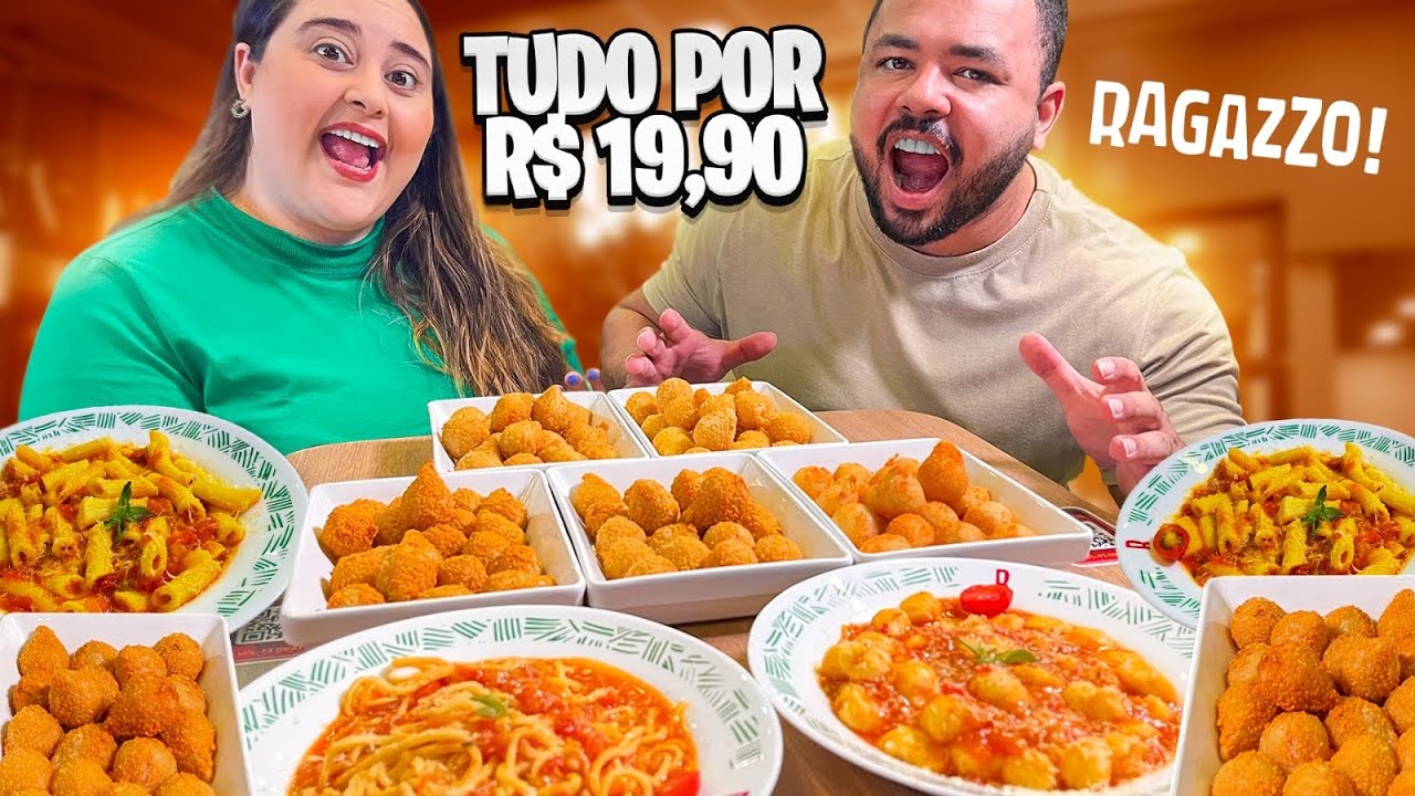 COXINHA A VONTADE POR R$ 19,90 | RODÍZIO NO RAGAZZO