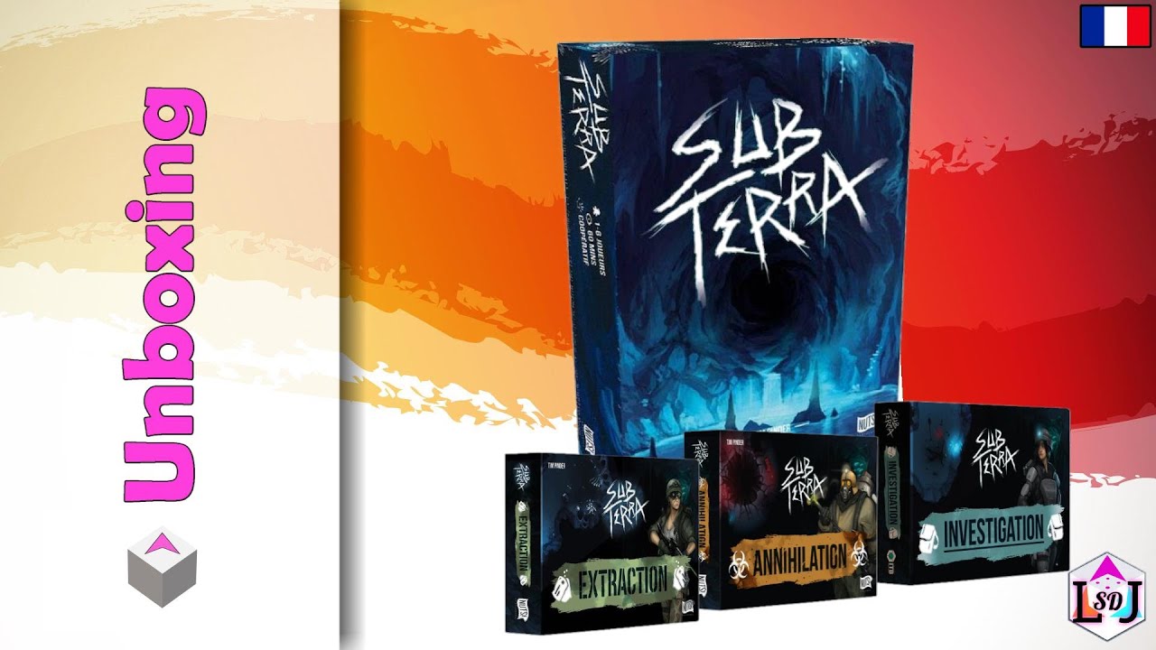 LSDJ - Sub Terra - Core Box et 3 extensions - Unboxing - FR
