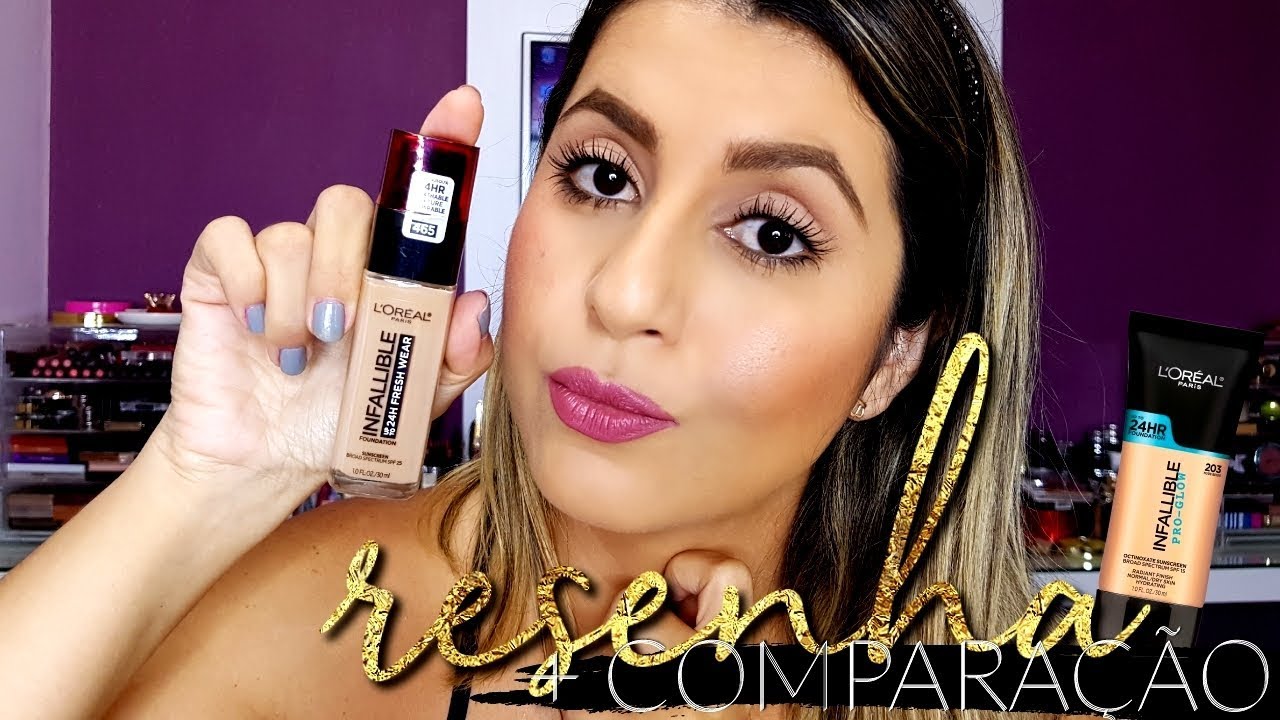 Resenha Loreal Infallible Fresh Wear | Comparação com a Pro Glow