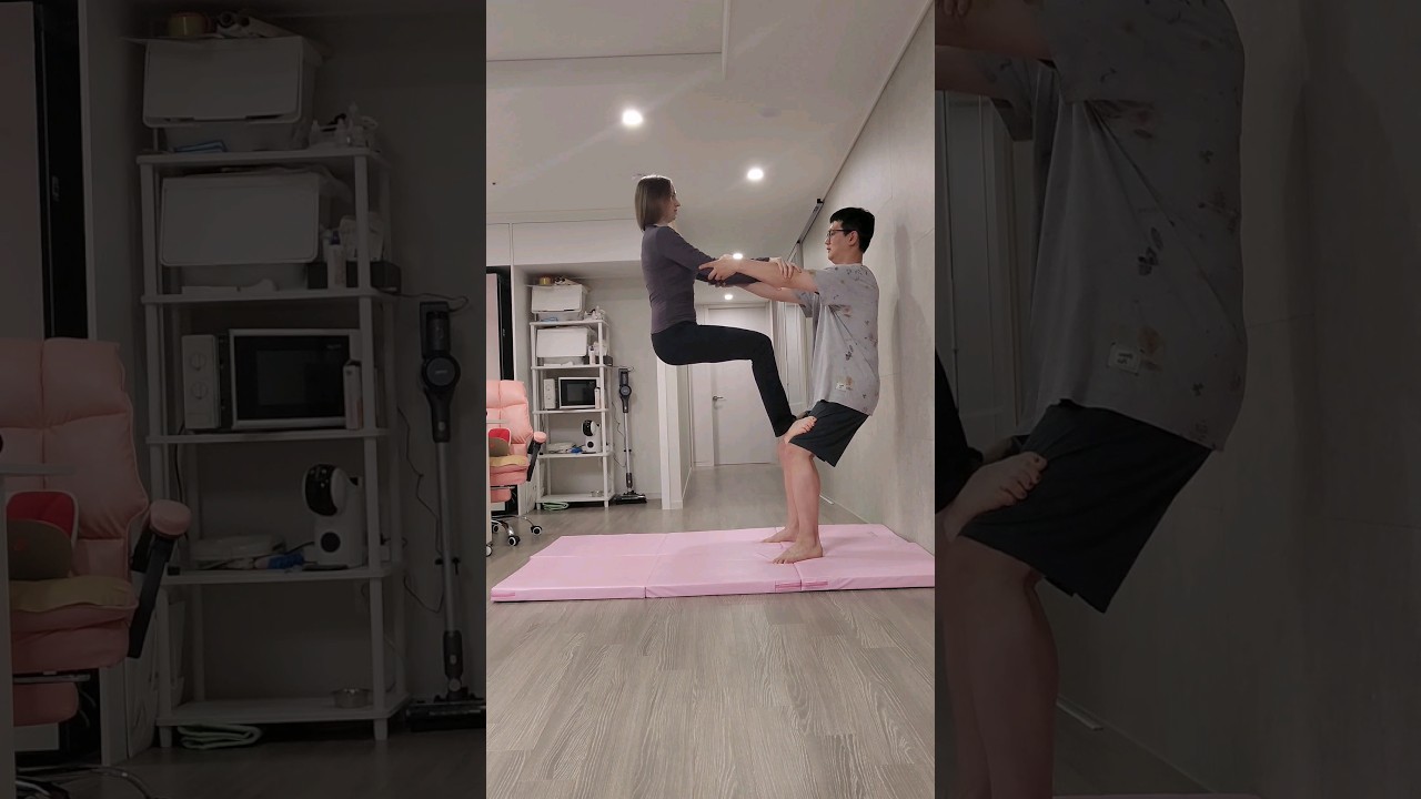 국제 커플 요가 커플 운동 커플 챌린지 #국제커플 #커플요가 #국제부부 #부부요가 #챌린지