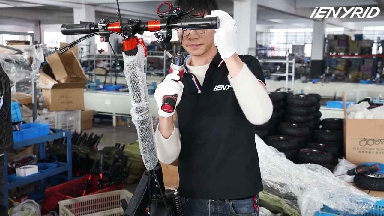 Production Video of iENYRID M4 Pro S+ Foldable Electric Scooter Old Version