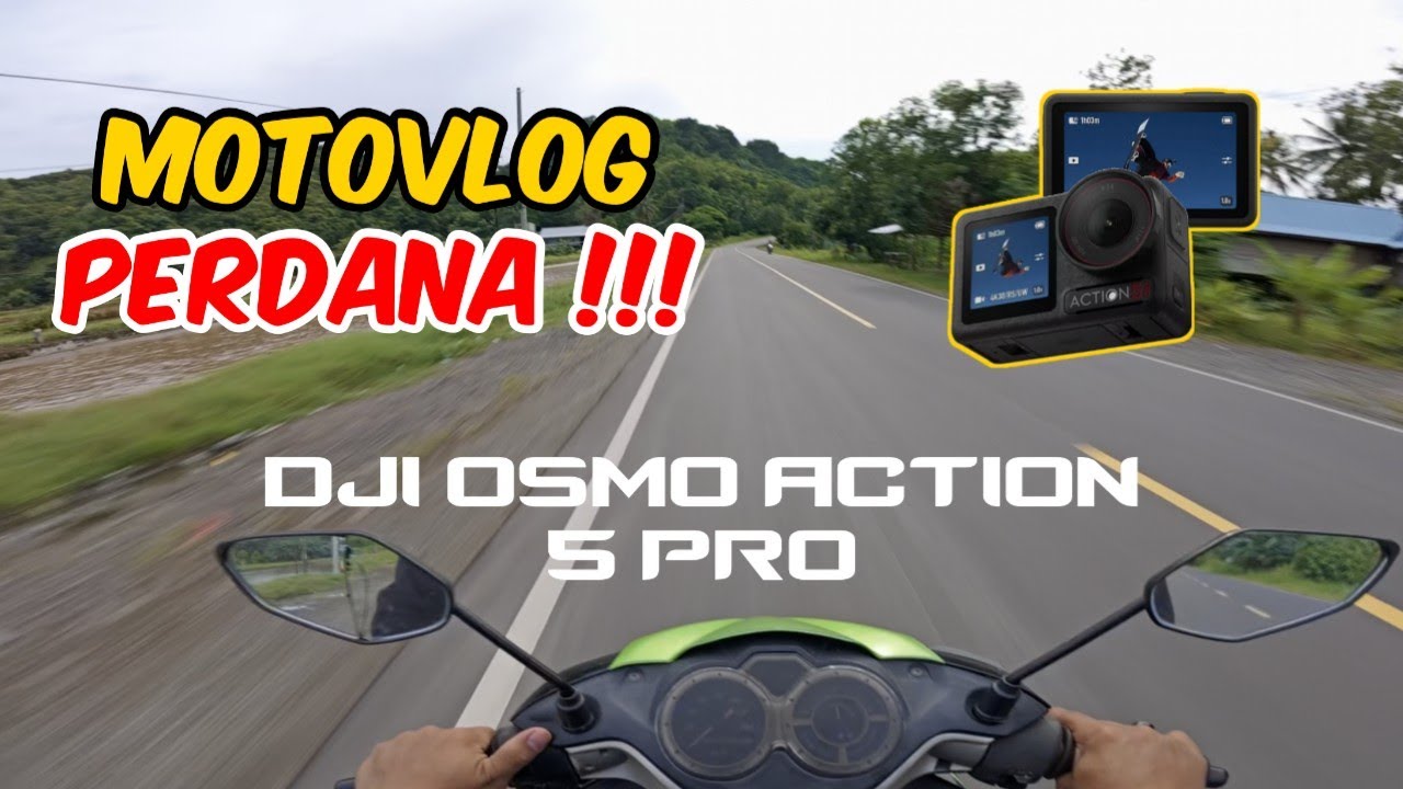 Motovlog Pertama Pakai DJI Osmo Action 5 Pro! Gimana Hasilnya?