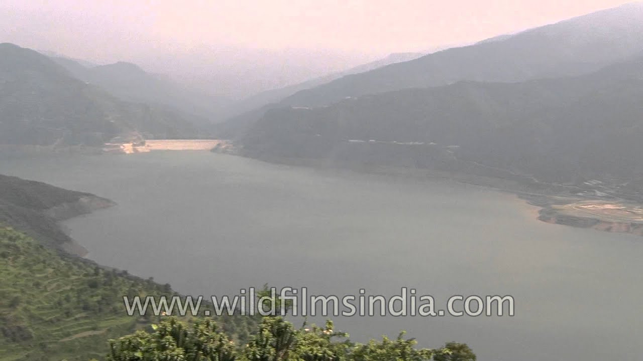 The expanse of landscape: At Tehri Dam