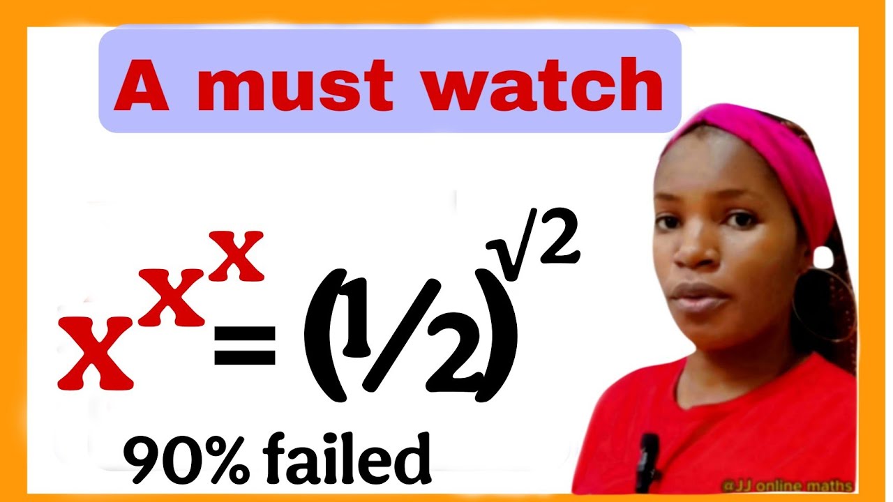 A Harvard University interview exponential math question|solve for x