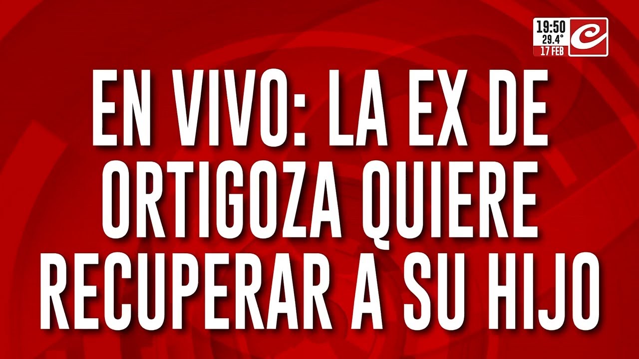 La ex de Ortigoza quiere recuperar a su hijo: 