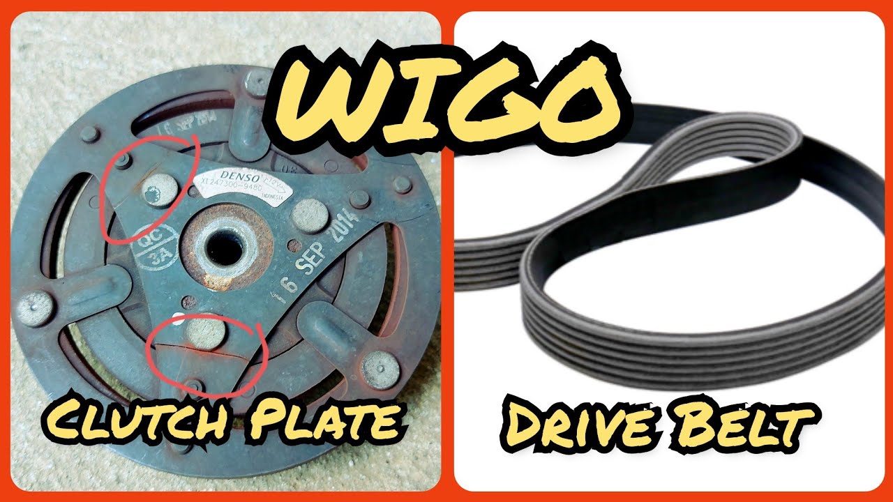 Toyota Wigo A/C Clutch Plate/ Drive belt replacement