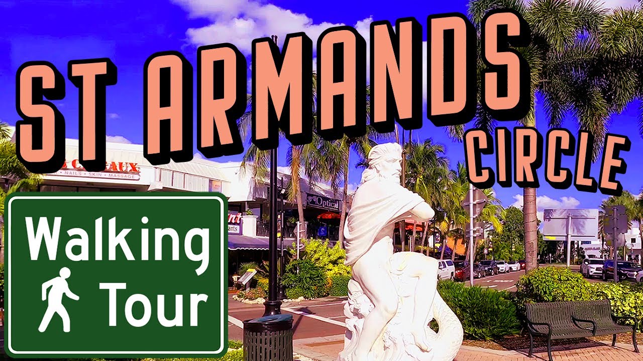 St Armands Circle Walking Tour | Sarasota FL